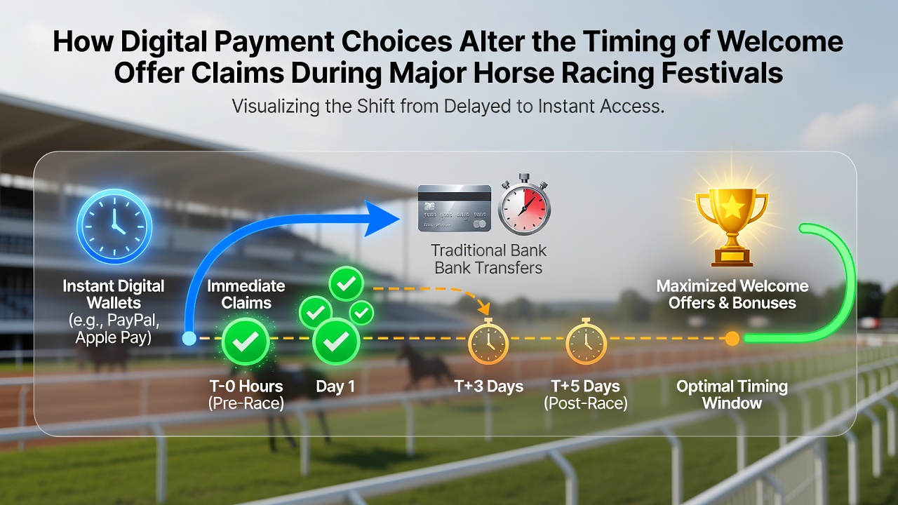 Close-up of a digital wallet transaction screen during a horse racing festival with bonus offer details displayed