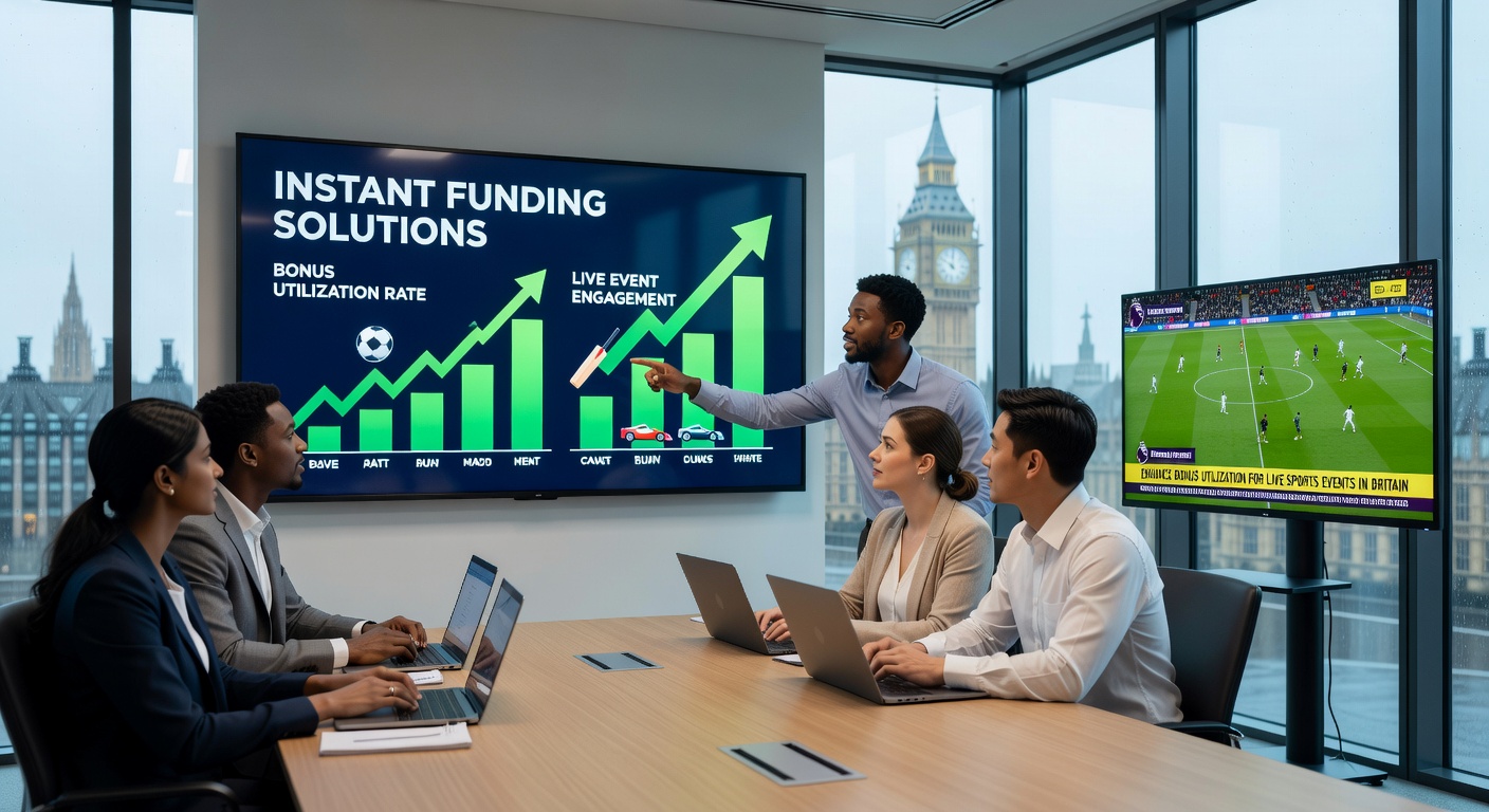 Instant funding solutions in action during a live Premier League match, showing quick deposits and bonus activation on a mobile betting app