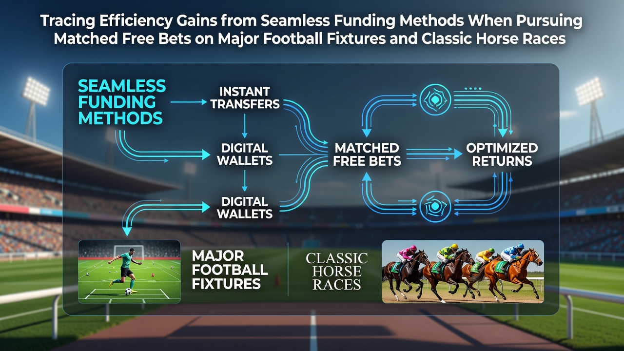 Seamless funding methods supporting matched free bet strategies on football and horse racing platforms