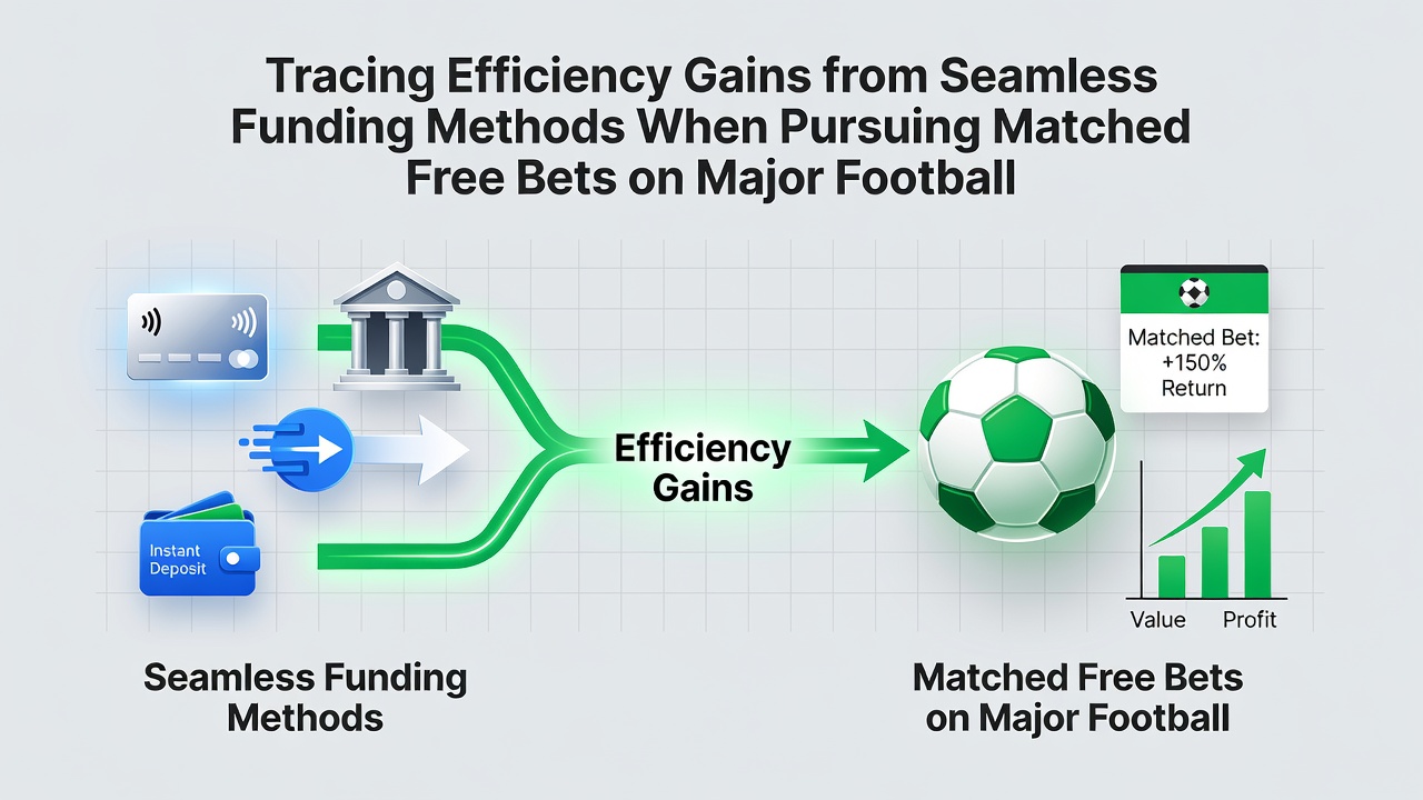 Efficiency tracking of funding methods during horse racing matched bet sequences